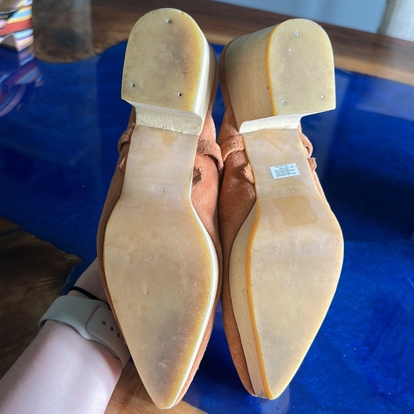 Modified Rachel Comey Kidskin Leather Platform Clog - Picture 4 of 6